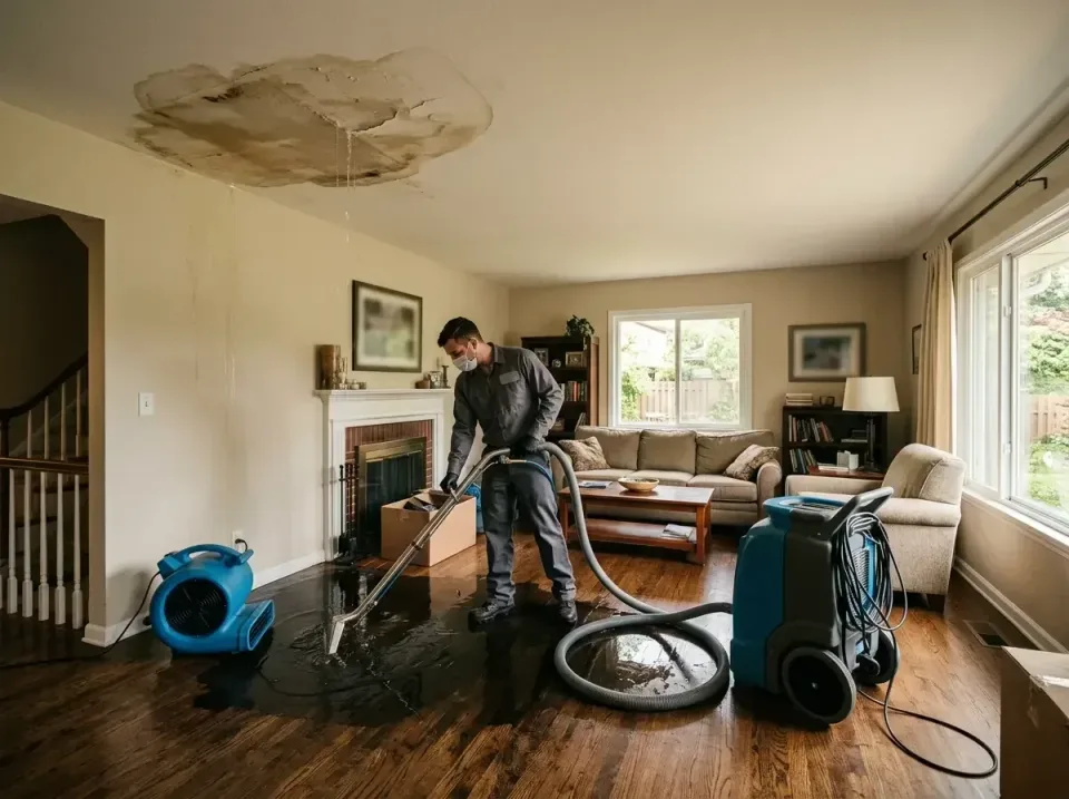 attic-pipe-burst-ceiling-drip-008 — frequently asked questions, Water Damage Restoration & Carpet Care in Trinity, NC